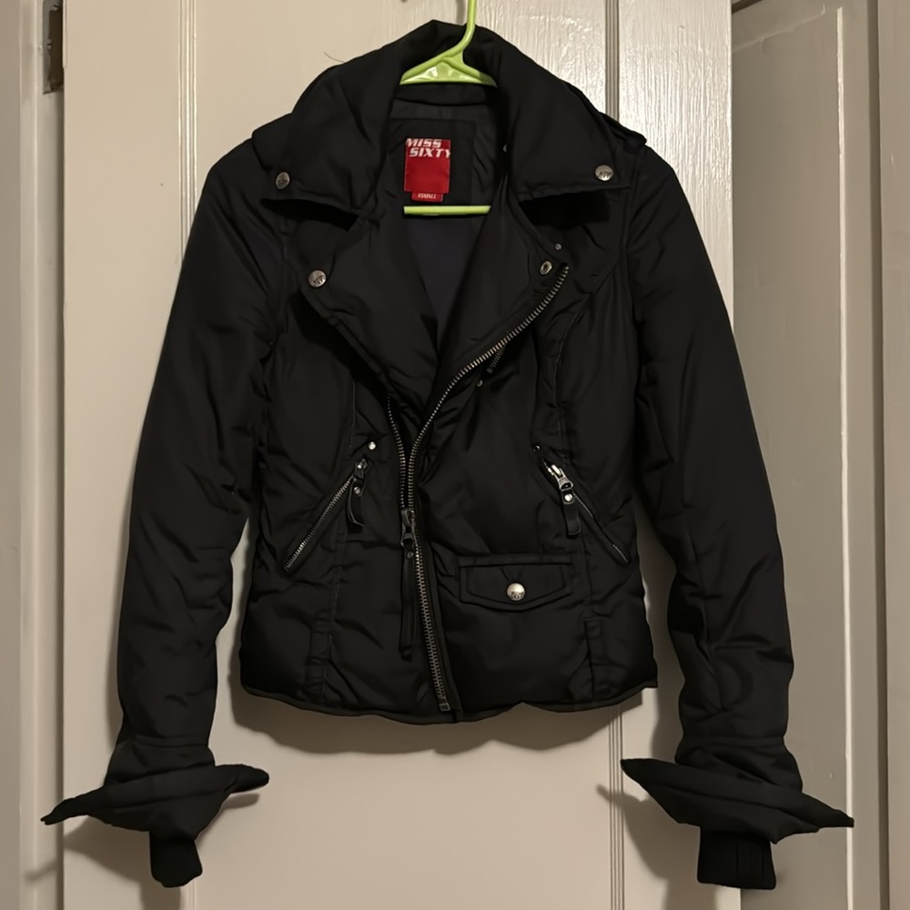 Miss Sixty Puffer Moto Jacket
